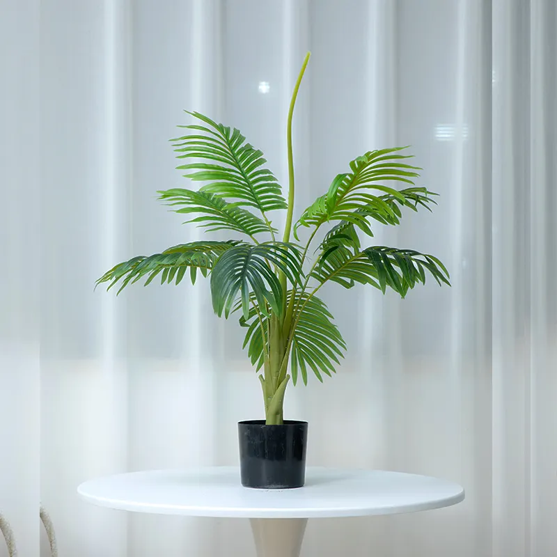 Árvore de agave bonsai artificial para decoração de mesa de casa em vasos