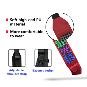 Benvenuto a scorrimento del nastro messaggi personalizzati indossabili pannello flessibile a matrice a Led in esecuzione di testo pubblicitario per la visualizzazione di una festa in Hotel - Product Image 5