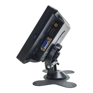 Mini monitor compacto de 7 pulgadas, pantalla IPS de 178 °, resolución de 1024x600, control remoto de entrada de H-DMI, altavoces duales integrados, CCTV de seguridad - Product Image 6