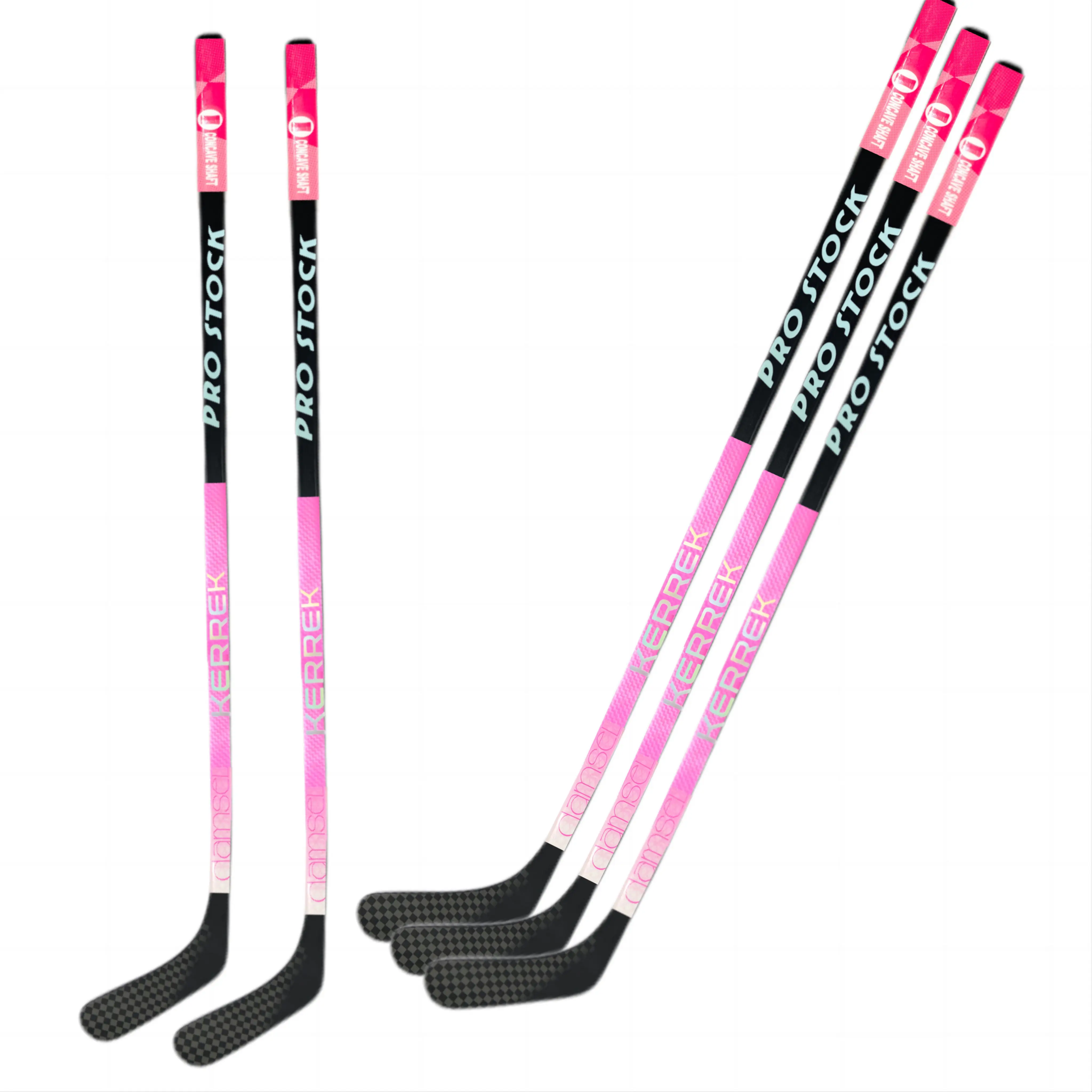 Customized New Arrival Ice Hockey Sticks Series New With Grip Ultra light 390g Blank Carbon Fiber Ice With Strength Store