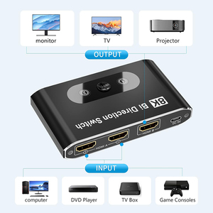 Conmutador HDMI actualizado 8K60Hz 1x2 Conmutador bidireccional Calidad de video sin comprimir hasta 8K60Hz 4K120Hz Resolución HD para PC - Product Image 2