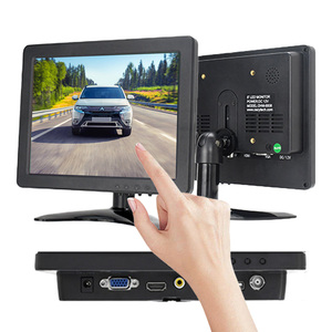 Monitor HDMI pequeño de 8 pulgadas para PC/escritorio, pantalla multiinterfaz de 1024x768, Mini monitor portátil, pantalla a Color HD con altavoz - Product Image 1