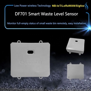 Smart City Solution CNDINGTEK DF701 Indoor <strong>Use</strong> Laser Smart Waste Bin Level <strong>Detection</strong> Trash <strong>Sensor</strong> for Waste Management