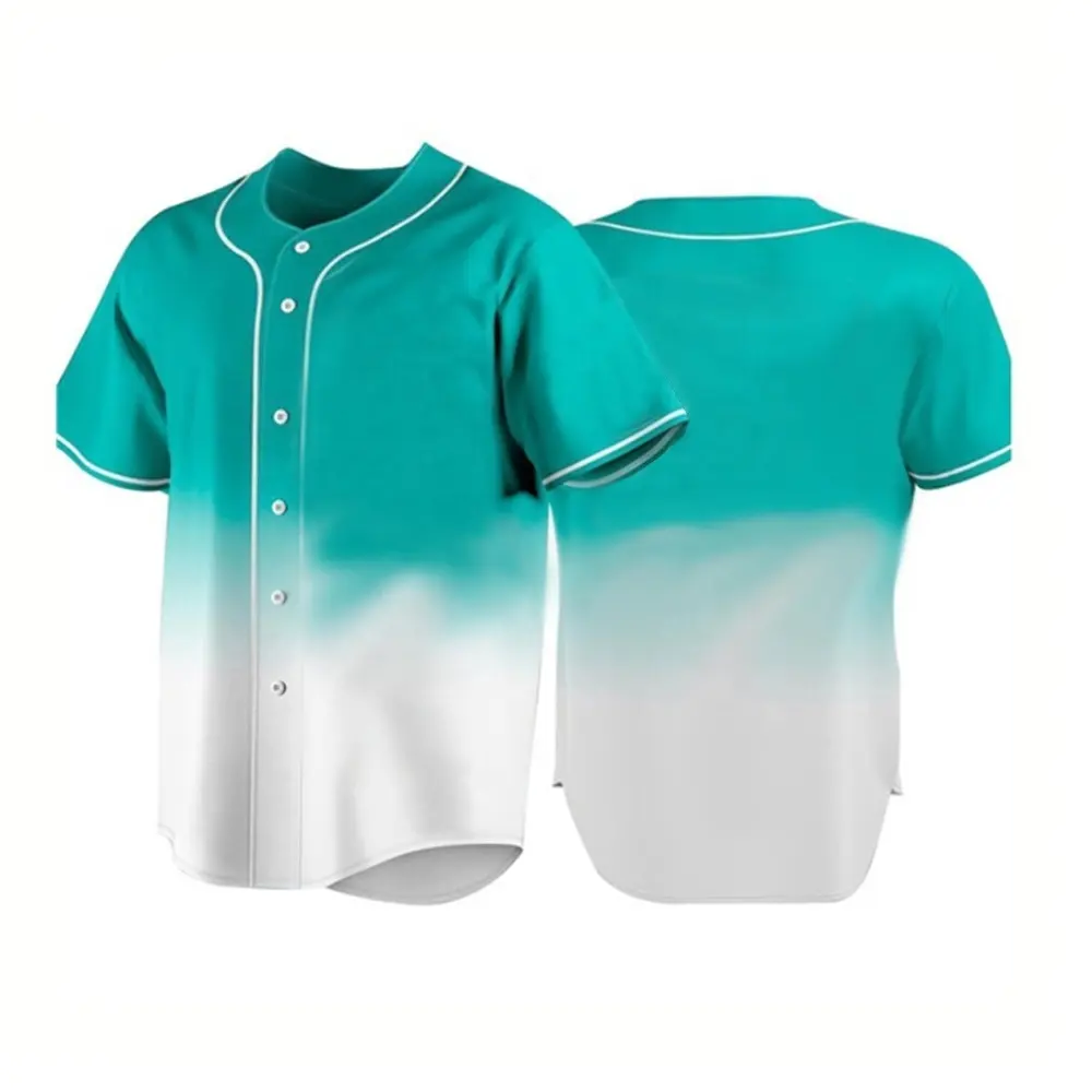 Camiseta de béisbol con sublimación personalizada, ropa deportiva, uniformes de béisbol baratos