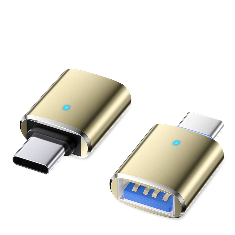 Adaptateur de voyant central doré