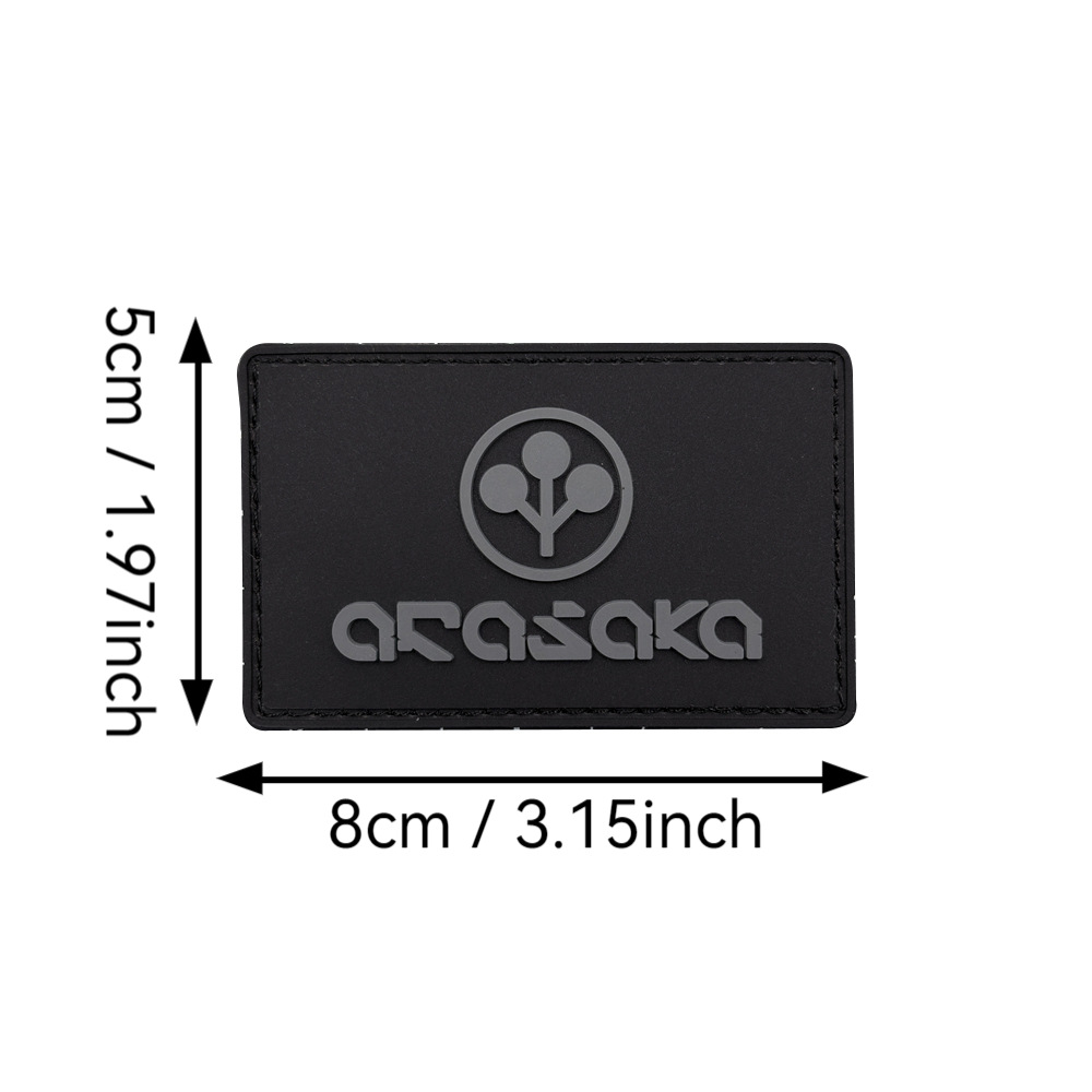 Arakawa Company black background gray