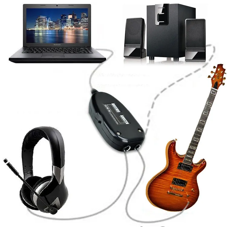 Goede Prijs Van Nieuwe Product Audio Interface Elektrische Gitaar Kit Kleine Audio Interface Voor Muziek