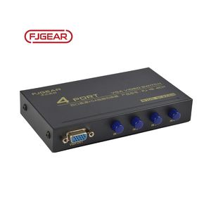 Fjgear-Conmutador de monitor de 4 puertos VGA, 4 entradas, 1 salida, 4 puertos - Product Image 4