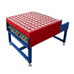 Sistema transportador de clasificación de rodillos clasificador de ruedas de paquetes de material de correa de goma para planta de fabricación