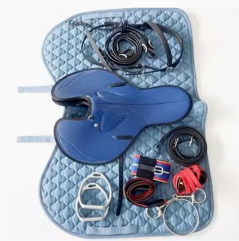 Ensemble complet de couleur bleue