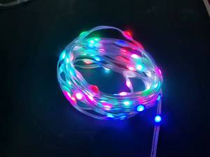 Al Aire Libre impermeable SK6812 <span class=keywords><strong>LED</strong></span> ventana cortina cadena iluminación IP65 calificación para Navidad decorativo Camping - Product Image 2