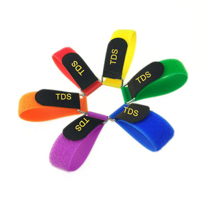 Factory Customized Colorful Adjustable <strong>Hook</strong> and <strong>Loop</strong> Cinch <strong>Strap</strong>