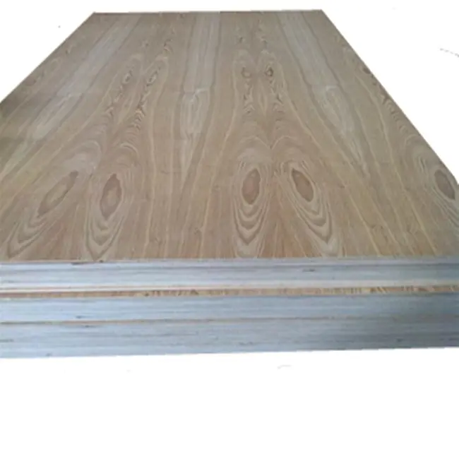 JIA MU JIA Furniture Use 4x8' 12mm Oak ab grade natural Fancy Plywood