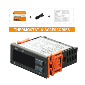 Controlador de temperatura con función de alarma de ventilador de descongelación de refrigeración y herramienta de instrumento de dos sensores para herramienta industrial - Product Image 6