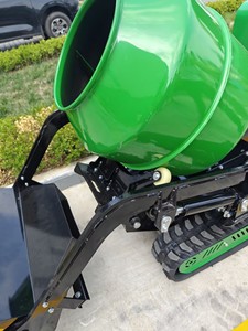 Máy trộn bê tông xi măng mini loại bánh xích, máy trộn vữa, xe đổ tự hành trộn xi măng - Product Image 2
