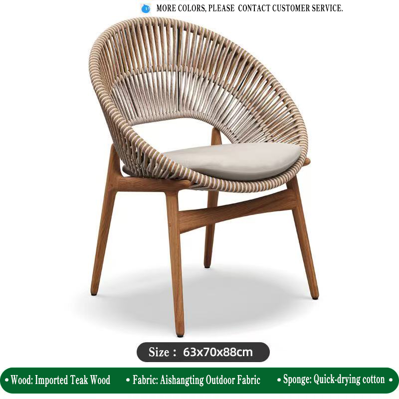 Chaise de salle à manger Aishangting en tissu imperméable