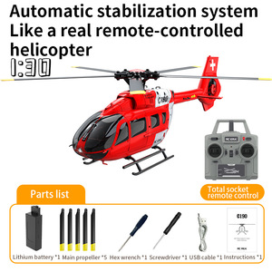<strong>RC</strong> ERA C190 Helicopter 1/30 H145 Scale 2.4G 6CH 6-Axis Gyro Optical Flow Localization Altitude Hold Flybarless <strong>RC</strong> Helicopter RTF - Product Image 2