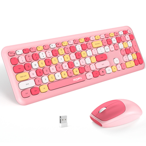 SMK-666395AG 2.4GHz Wireless <strong>Keyboard</strong> &amp; <strong>Mouse</strong> Set Silent Key Design for Windows &amp; Android Devices Compatible <strong>Desktop</strong> <strong>Computer</strong> - Product Image 4