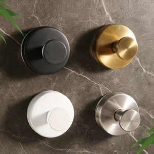 CUSTOM OEM Bathroom <strong>Glass</strong> Door Towel <strong>Hooks</strong> - Bath Robe <strong>Hook</strong> Holder for <strong>Hanging</strong> up to 15 Lbs - Suction Cup <strong>Hooks</strong> for Shower Gold - Product Image 3