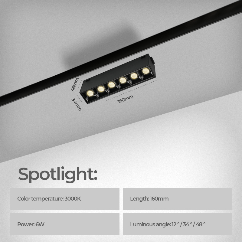 R40/Calandre lumineuse 160mm 3000K 6W