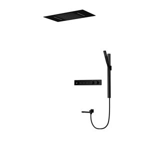 330*630mm Ceiling Shower Set LED Raining Fall <strong>Embedded</strong> Shower Head Constant Temperature Ceiling Mounted Thermostat Shower <strong>System</strong> - Product Image 3