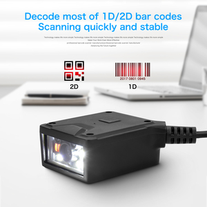NETUM Mini QR Motor de montaje fijo, lector de código de barras 2D, módulo de código de barras integrado - Product Image 5