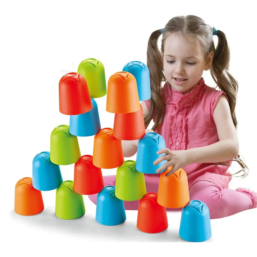 KSF toptan eğitim oyunları yapı oyuncak hız istifleme fincan oyunu plastik hızlı yığını fincan çocuk oyuncakları