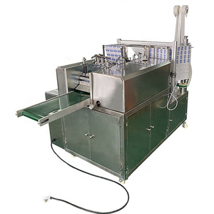 Voll automatische 4-spurige Maschine zur Herstellung von Alkohol tupfer mit LCD-Touchscreen des SPS-HMI-Programms - Product Image 2