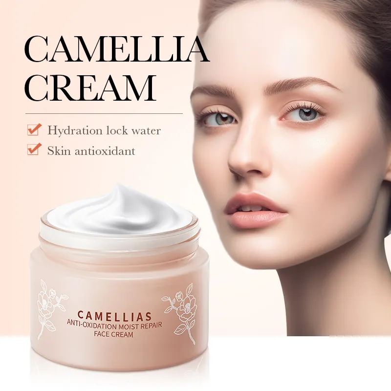 OEM BIOAQUA Camellia Hidratante Profundo Vitamina E Glicerina Proporciona Reparación Delicada Suaviza La Piel Crema Facial