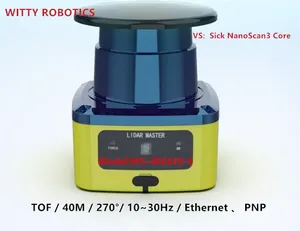 El Puerto Ethernet y los sensores Lidar PNP 360 para interiores y exteriores de 40M se utilizan para el mapeo, la navegación y la evitación de obstáculos del robot AGV - Product Image 4