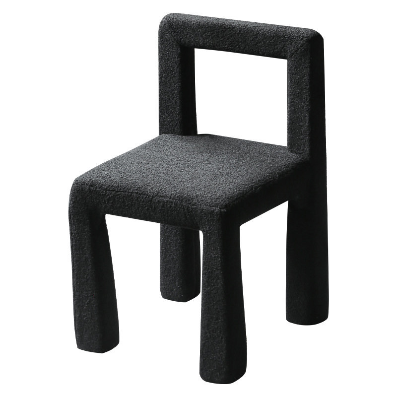 Model a premium suede chair