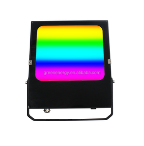 Функция настройки времени памяти 100 Вт RGB CCT с регулируемой яркостью, Wi-Fi, светодиодный прожектор, управление через приложение, смартфон, совместимый с 100-277 В - Product Image 1