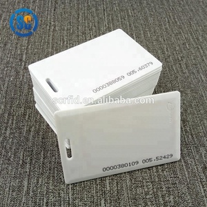 Sencan库存门禁卡非接触式可打印TK4100 T5577 125千赫射频识别空白聚氯乙烯射频识别翻盖卡 - Product Image 4