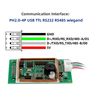 125KHz 13,56 MHz RFID-Zweifrequenz-Lese modul IEC/ISO14443A Smart Access Control-Kartenleser modul - Product Image 5