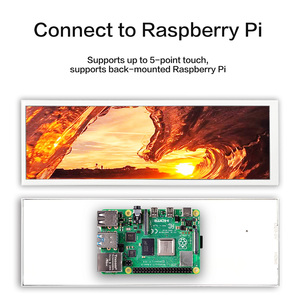 7.9inch Bar Monitor Second Sub-screen IPS Display 400x1280 Pixel Toughened Glass Panel HDM Interface Optional <strong>Touch</strong> <strong>Function</strong> - Product Image 5