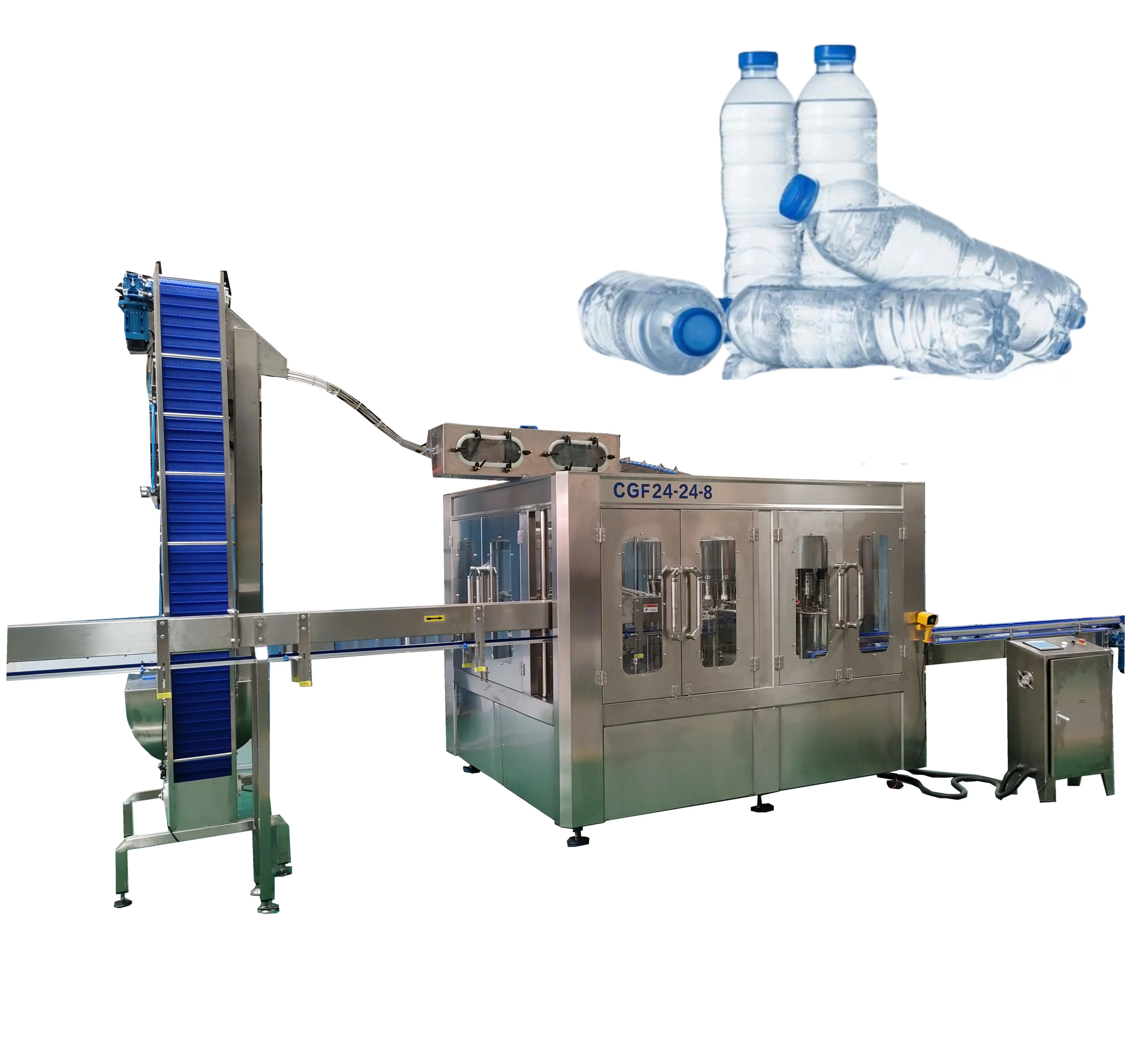 Automatische Hoge Snelheid Gebotteld Pure Minerale Drinkstilwater Vullen Bottelmachine Compleet A Z Productielijn
