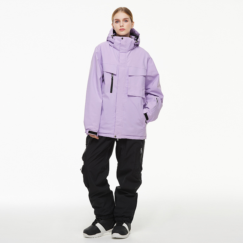 Women purple+black