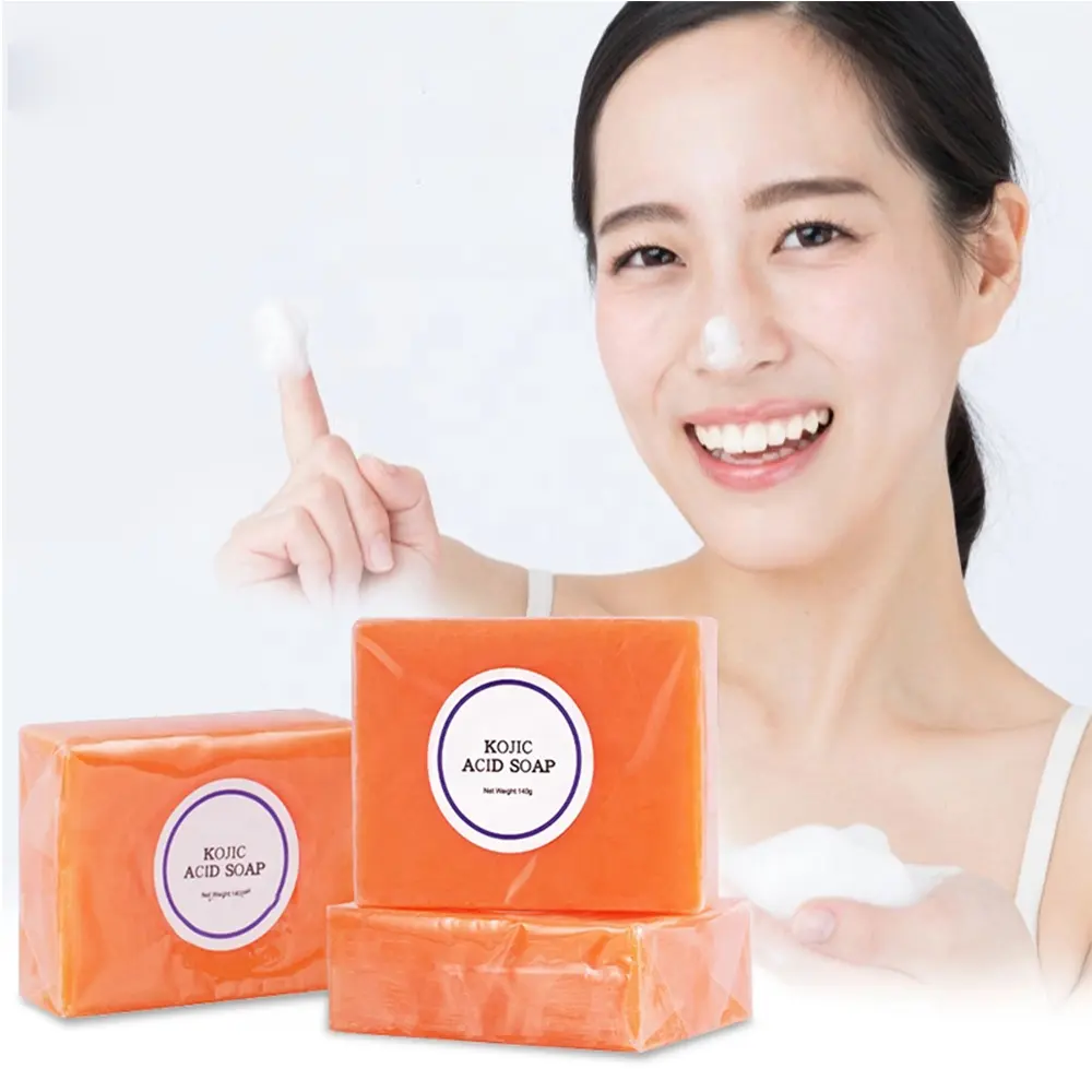 OEM Gốc KOJIC Axit Làm Trắng Xà Phòng Tự Nhiên An Toàn Đã Được Chứng Minh Hiệu Quả