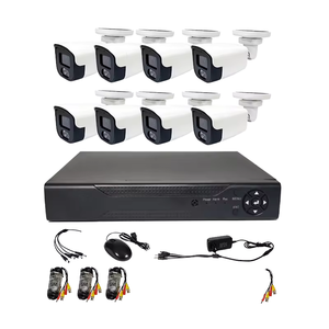 8CH 2/5/8MP HVR-Kit AHD IR-Bullet-Kamera Kunststoff-CCTV-Kamerasystem Analoge Kamera