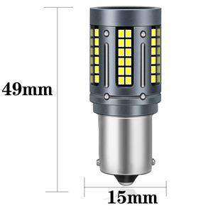 Car <strong>LED</strong> Turn signal 1156 T20 Anti-stroboscopic Decoding 12-24V signal Light 84SMD 2016 - Product Image 3