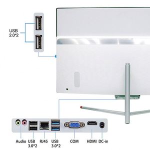 工場直販タッチスクリーン最新世代Corei5/i7 Aio Pc 32/34インチ湾曲モノブロックオールインワンコンピューターPC - Product Image 2