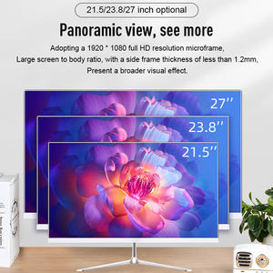 廉价21.5 “23.8” 27 “AIO台式机整体式游戏无框液晶电脑准系统安卓一体机，带DDR4内存 - Product Image 3