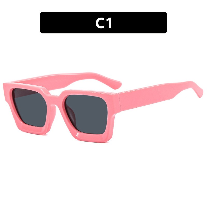 pink frame gray lens