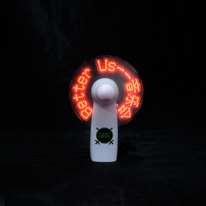 Programmabile Led Fan Software Mini ventilatore portatile messaggio personalizzato a portata di mano Led Fan batteria - Product Image 3