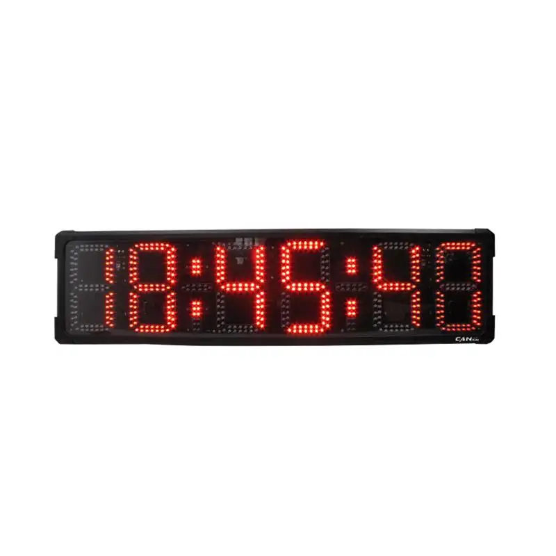 Ganxin-Reloj de pared para uso al aire libre, con números digitales Led, para correr y eventos