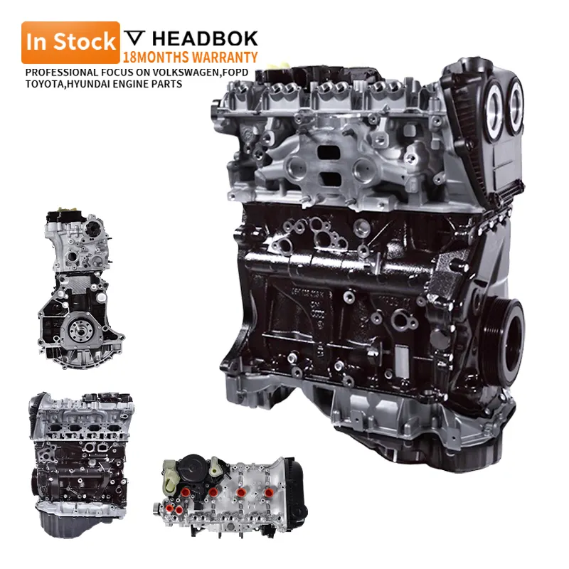 Headbok ระบบเครื่องยนต์อัตโนมัติสำหรับรถกอล์ฟ Audi Vw EA888ประกอบเครื่องยนต์รถยนต์