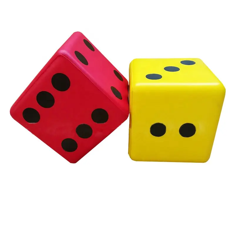 Abgerundete Ecken Weich schaum würfel Squishy Dice Frühe Mathe-Aktivitäten Gruppenspiele PU-Schaum würfel