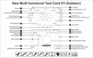 50 Trong 1 Giveaway <span class=keywords><strong>Mini</strong></span> Quà Tặng Multitool Kinh Doanh Thẻ Thép Không Gỉ Biểu Tượng Tùy Chỉnh Edc Tiện Ích <span class=keywords><strong>Survival</strong></span> Thẻ Công Cụ Đa Thẻ Công Cụ - Product Image 2
