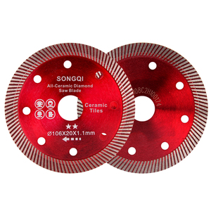 TGS 4 inç çok amaçlı elmas kesim disk takviyeli dairesel elmas testere kesme bıçağı taş beton ve fayans - Product Image 6