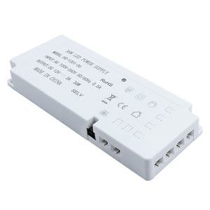 Merkezi kontrol 12v ile LED dolap raf ışık güç kaynağı 60w 100w sabit voltaj sürücü DuPont arayüzü - Product Image 1